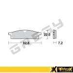 Brzdové doštičky predné PROX