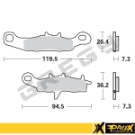Brzdové doštičky predné PROX