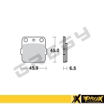 Brzdové doštičky zadné PROX