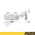 Brzdové doštičky zadné PROX