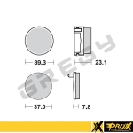 Brzdové doštičky PROX