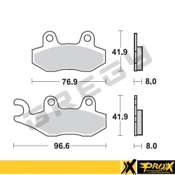 Brzdové doštičky predné PROX