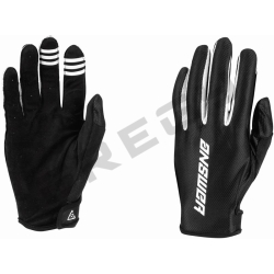 Detské rukavice ANSWER 22 ASCENT Black / White - Detské veľkosti: XL (Detská)