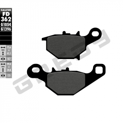 Brzdové doštičky zadné GALFER