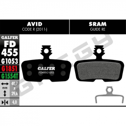 Brzdové doštičky AVID Code R11 / SRAM