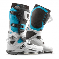 Čižmy GAERNE SG22 White / Black / Light blue