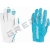 Detské rukavice ANSWER 22 ASCENT Astana blue / White - Detské veľkosti: L (Detská)