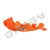 Kryt motora KTM 250 300 SX 23 / HUSQVARNA - Farba: Oranžová