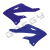 Kryty nádrže YAMAHA YZ 22 - Farba: Modrá