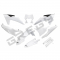 Sada plastov KTM EXC 24 - Kombinácia: Biela